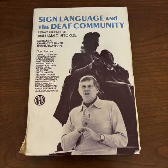 Sign Language and the Deaf Community By Baker and Battison 1980 NAD ASL - Picture 1 of 4